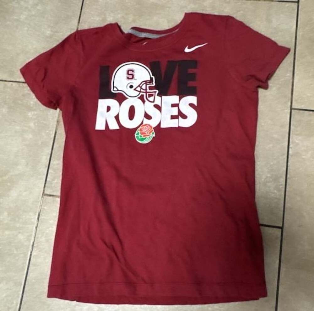 Nike Stanford Cardinal Rose Bowl Graphic Slim Fit T-Shirt